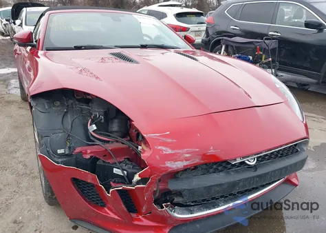 2014 Jaguar F-Type из США, поврежденный, VIN SAJWA6E71E8K10648